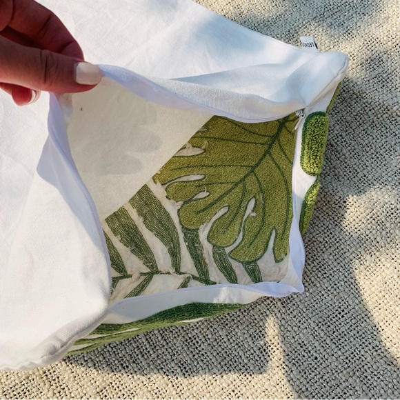 Tropical Leaf Throw Pillow Case - Picture 5 of 5